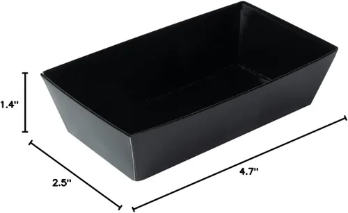 Vista 21 de Restaurantware Matsuri Vision - Bandejas de sushi de 4.7 x 2.5 x 1.4 pulgadas, 100 cajas de embalaje de sushi a prueba de grasa, tapas que se venden