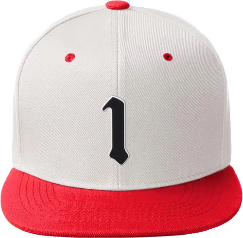 Vista 32 de Daxton Gorra clásica con visera de billete plano con letras del alfabeto inglés antiguo de la A a la Z