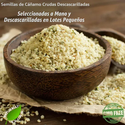 Vista 5 de Gerbs - Semillas de cáñamo crudo, 2 libras.