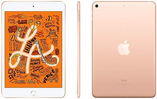Vista 3 de Apple iPad Mini, 5ª generación (Wi-Fi, 64GB) - Oro (Renovado)