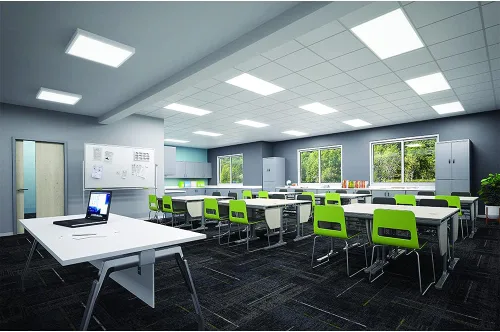 Vista 9 de Metalux FPanel - Panel plano LED integrado regulable de 62.2 vatios, 2 pies x 4 pies, color blanco frío
