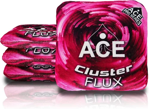 Vista 12 de Cluster Flux Bolsos de Cornhole ACE Pro + Kits PRO Tecnología de Almohadilla de Cluster Doble Cara Resbaladiza y Pegajosa para Todo Clima Negro