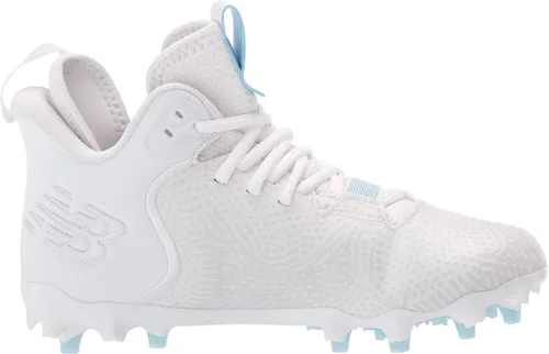 Vista 6 de New Balance FreezeLX V3 Agility Lacrosse Zapato para hombre, BlancoGris