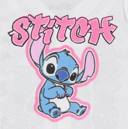 Vista 5 de Disney Camiseta de béisbol para niñas con Lilo & Stitch y Mickey Mouse, tallas para niñas 4-16