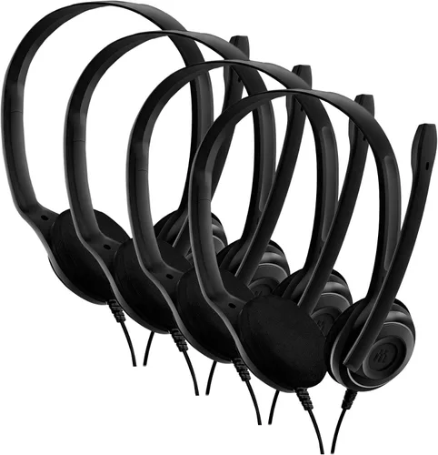 Vista 9 de Sennheiser PC 8 USB - Auriculares estéreo USB para PC y MAC con control de volumen y silencio en línea, color negro