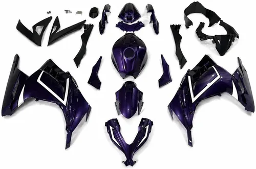 Vista 19 de US STOCK Pink Gray Chameleon Fairing Fit for Kawasaki Ninja 2013-2017 EX300 020 Pink Gray Chameleon