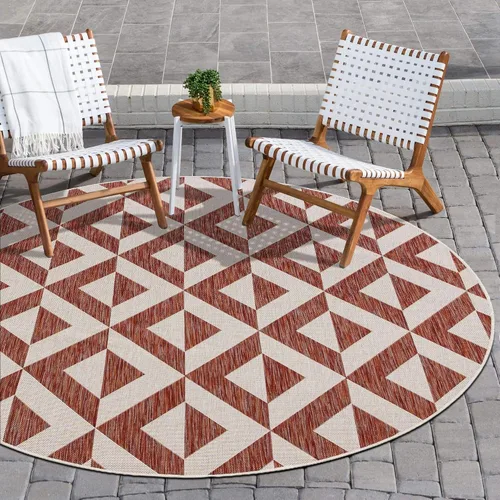 Vista 33 de Unique Loom Jill Zarin Outdoor Collection - Alfombra rectangular (2 pies 2 pulgadas x 3 pies 1 pulgadas, rectangular, beige y marrón)