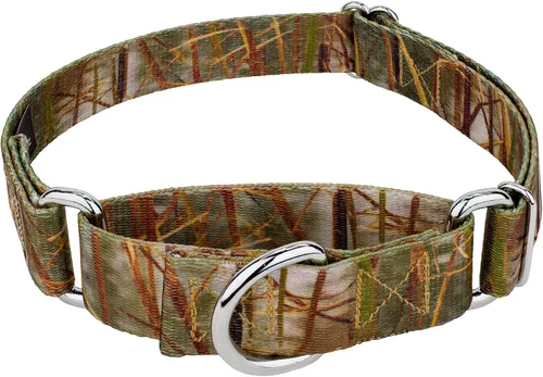 Vista 11 de Country Brook Petz - Collar de perro Martingala de camuflaje azul con diseño de camuflaje y diseños resistentes (1/2 pulgada, 2XS)