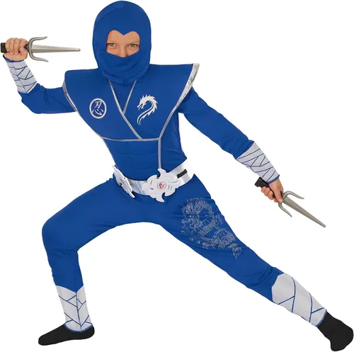 Vista 5 de Morph - Disfraces de ninja para niños y niñas, disfraz de ninja de Halloween para niños