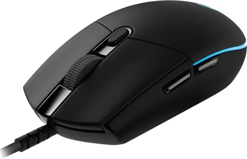 Vista 4 de Logitech G PRO - Ratón para juegos con cable, sensor Hero 16K, 16000 DPI, RGB, ultraligero, 6 botones programables, memoria integrada, construido
