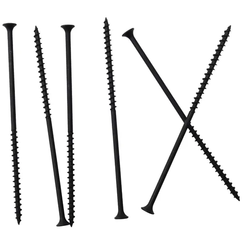 Vista 15 de JEGONFRI 250 tornillos para paneles de yeso #6 × 1 pulgada de alta dureza, negro, rosca gruesa, cabeza Phillips, cabeza avellanada, tornillos negros