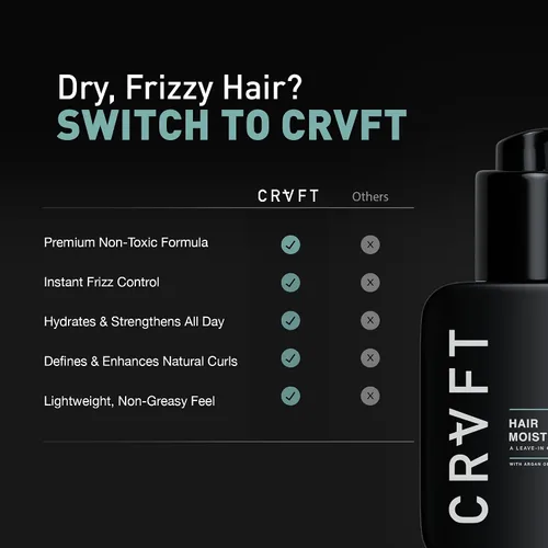 Vista 3 de CRVFT - Acondicionador diario sin enjuague para hombres [aceite] Suministro de 30 días Hidratante para cabello para hombres Aceite