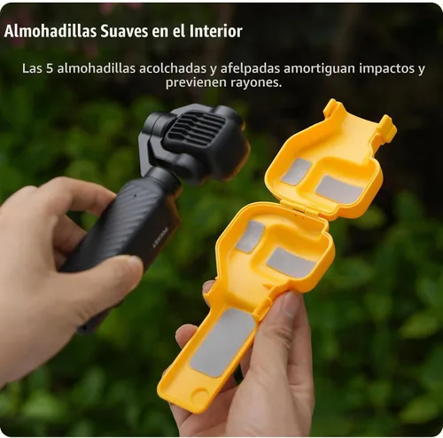 Vista 5 de Funda protectora de pantalla de lente cardán para DJI Osmo Pocket 4P Negro