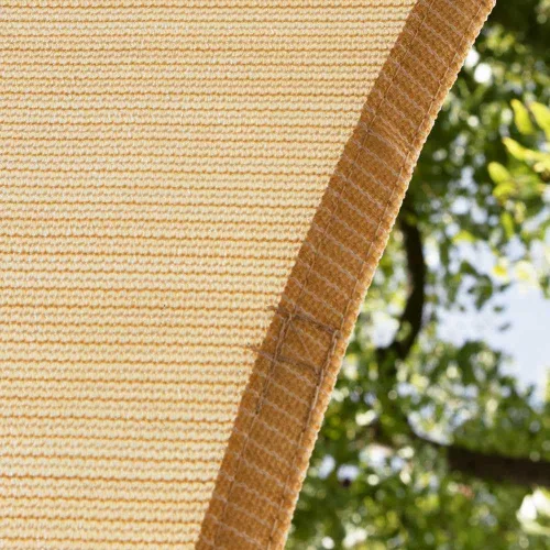 Vista 9 de Amgo - Parasol rectangular beige personalizado de 7' x 8', toldo UPF50+ AGTAPR0810, para ordenar, 95% de bloqueo UV, permeable al agua y al aire