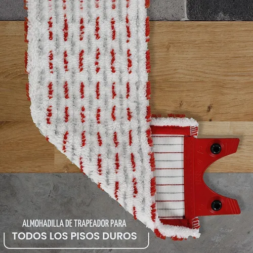 Vista 5 de Vileda Juego de trapeador plano y cubo Ultramat Turbo