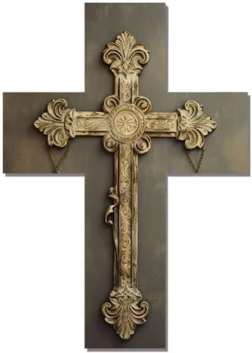 Vista 17 de Imahoocool Placa de madera para colgar en la pared, diseño rústico de madera con cruces, arte de pared para puerta delantera, hogar, cocina, granja
