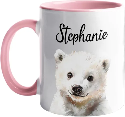 Vista 25 de Tazas de café de alpaca personalizadas elige nombre, regalos para hombres, mujeres, amantes de las alpacas, taza de café personalizada con acento
