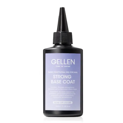 Vista 10 de Gellen Gel constructor de uñas transparente de 3.4 fl oz, gel fortalecedor de color duro, construcción de ápice de uñas, gel de uñas UV de larga