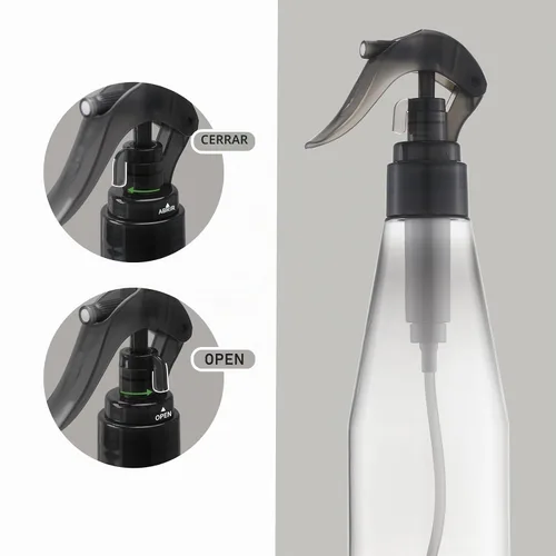 Vista 4 de Botella de spray continuo para cabello, 10 onzas, botellas de pulverización de agua ultrafinas para limpieza, plantas, mascotas
