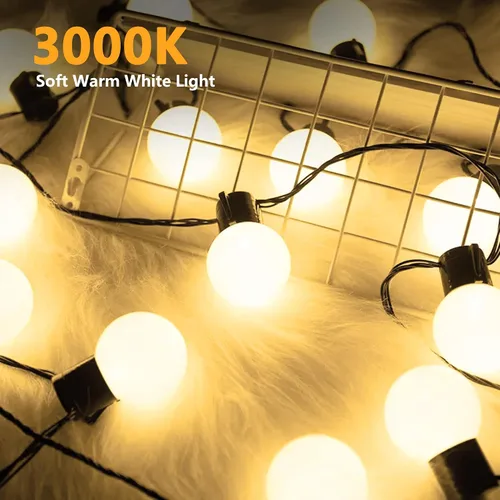 Vista 3 de Bombillas LED de bajo vatio, equivalente a 1 W, 15 W, blanco suave, 3000 K, esmerilado, pequeñas bombillas G40 para espejo de tocador, baño, porche
