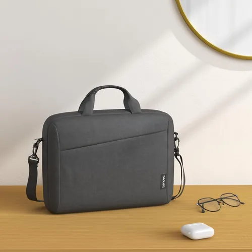 Vista 3 de Lenovo Bolsa para portátil T210, bolsa de hombro tipo mensajero para portátil o tableta, tela elegante, duradera y repelente al agua