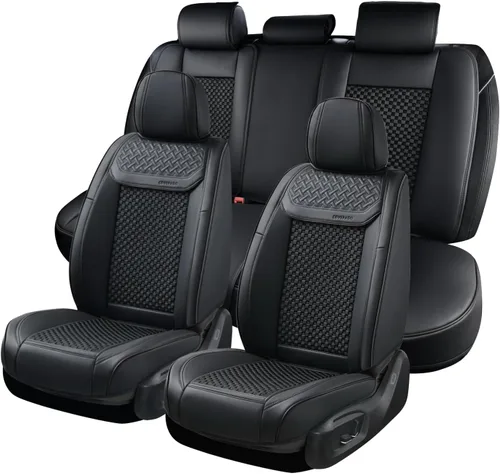 Vista 10 de Coverado - Fundas impermeables para asientos de coche, fundas delanteras para asientos de coche, 2 en 1, fundas protectoras para asientos de coche