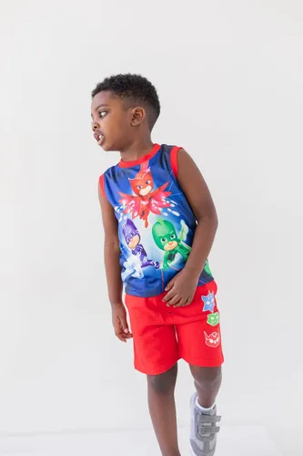 Vista 3 de PJ Masks Catboy Gekko Owlette - Conjunto de 3 piezas, camiseta sin mangas