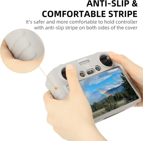 Vista 4 de Funda para controlador de control remoto Mini 3 con parasol para DJI Mini 3 Pro/Mini 3 Cámara Drone Accesorios RC Control remoto Cubierta