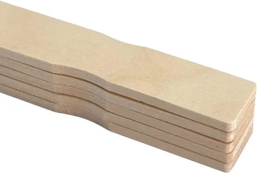 Vista 3 de Paquete de 5 palitos de pintura, palitos de madera para manualidades, palitos de pintura de 12 pulgadas para mezclar epoxi y resina, agitadores