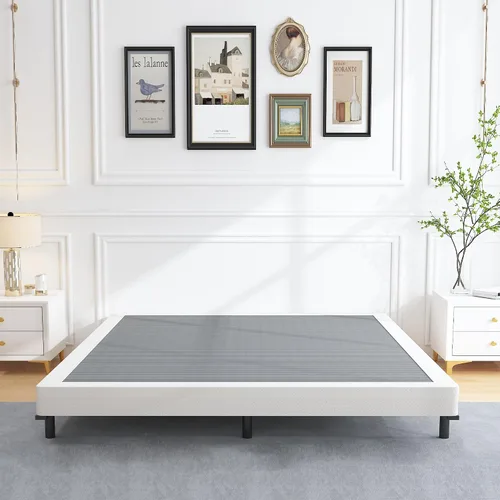 Vista 11 de ALDRICH Somier de Perfil Bajo Tamaño Twin, Somier de Metal Resistente de 3 Pulgadas para Cama Twin, Base de Colchón Antideslizante/Sin Ruido/Fácil