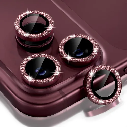 Vista 141 de Choiche Compatible para iPhone 16 Pro/iPhone 16 Pro Max Protector de Lente de Cámara, Vidrio Templado 9H Protector de Pantalla de Cubierta de Cámara