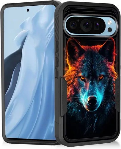 Vista 153 de Funda para Pixel 11 Pro XL, resistente de doble capa híbrida de policarbonato duro de goma suave a prueba de golpes para Google Pixel 11 Pro XL 6.8