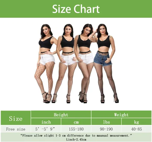 Vista 2 de Confonze Medias de red para mujer mallas de cintura alta medias de malla transparente sexy