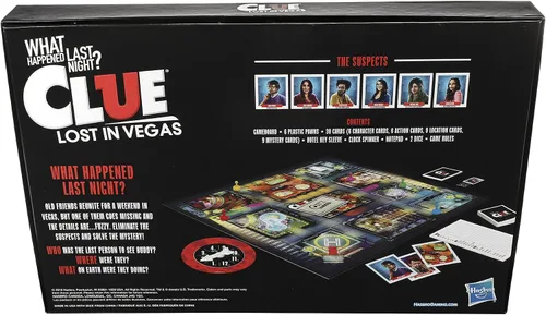 Vista 3 de Juego de mesa Clue Lost in Vegas The Classic Whodunnit Parody Mystery Game
