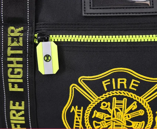 Vista 6 de Lightning X Fireman's Value Edition XL - Bolsa de equipo de bomberos con ruedas, bolsillo para casco y cruz de maltesa para primera respuesta Negro