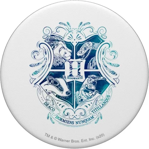 Vista 3 de Harry Potter Hogwarts Water Element Crest PopSockets - Agarre y soporte para teléfonos y tabletas