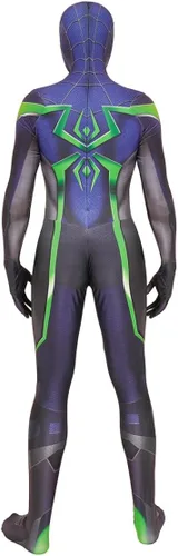 Vista 3 de yrkasvr Disfraz de superhéroe de elastano para cosplay, traje 3D, para Halloween, para adultos y niños, estilo 3D