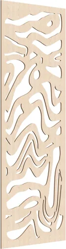Vista 176 de 9 3/8"W x 24 3/8"H x 1/4"T Northfield Decorativos Paneles de Pared de Madera Calado, Abedul