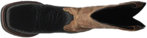 Vista 6 de Laredo Topeka - Botas de vestir con punta cuadrada para hombre color negro NegroBronceado
