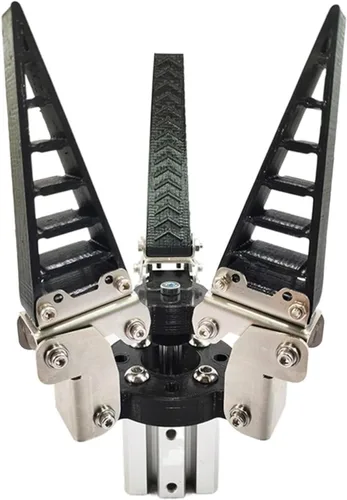 Vista 4 de Kit de soporte de brazo robótico de 6.6 lbs de carga con efecto de aleta de rayo, brazo robótico biónico manipulador flexible agarre de dedo suave