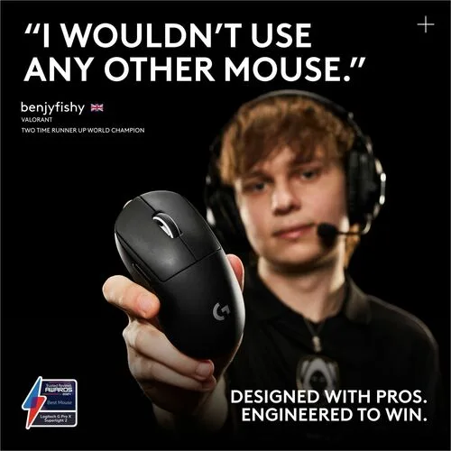 Vista 6 de Logitech G PRO X SUPERLIGHT 2 LIGHTSPEED
