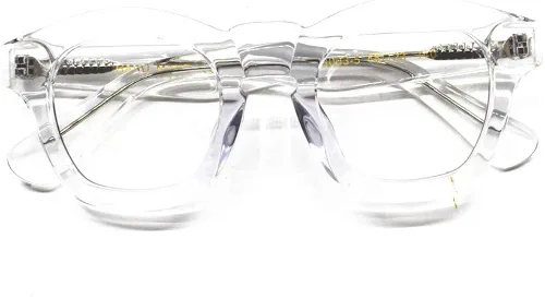 Vista 5 de BETSION Japón Hecho a mano Italia Acetate Eyeglass Frames Clear Lens Glasses Medium Full Rim 1960's