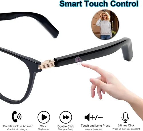 Vista 9 de Lentes inteligentes con lentes fotocromáticas para hombres y mujeres, con traducción de inteligencia artificial, con traductor, 164 idiomas, IP67