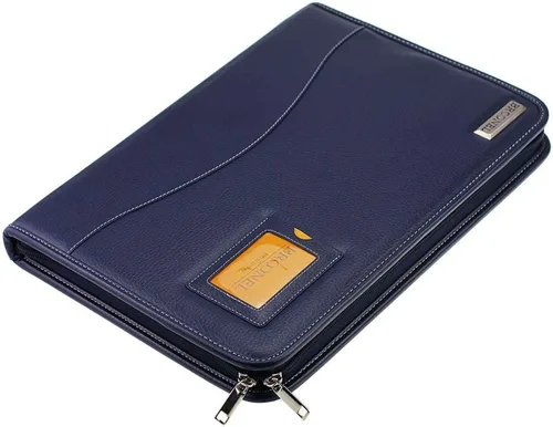 Vista 4 de Serie Contour - Funda protectora de piel resistente azul - Compatible con portátil CHUWI CoreBook XPro de 15,6