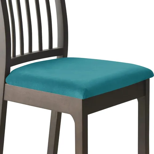 Vista 17 de Juego de 2 fundas elásticas para asiento de silla de comedor, de terciopelo suave, fundas protectoras universales extraíbles para sillas de comedor