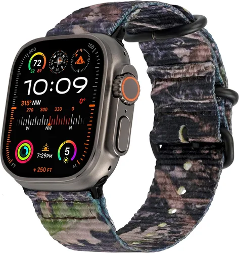 Vista 12 de Carterjett - Correa para Apple Watch 1.732 pulgadas, 1.654 pulgadas, 1.575 pulgadas, 1.496 pulgadas, nailon NATO, correas iWatch, mujeres y hombres