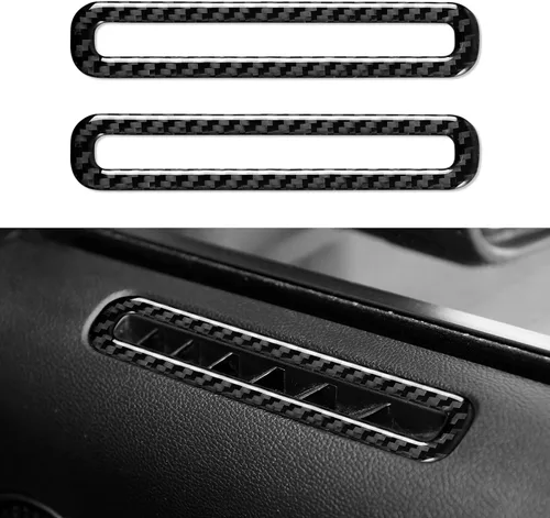 Vista 18 de Adhesivo de vinilo de fibra de carbono para panel de marco de engranajes para Ford Mustang 2015, 2016, 2017, 2018, 2019, 2020, 2021, 2022, 2023
