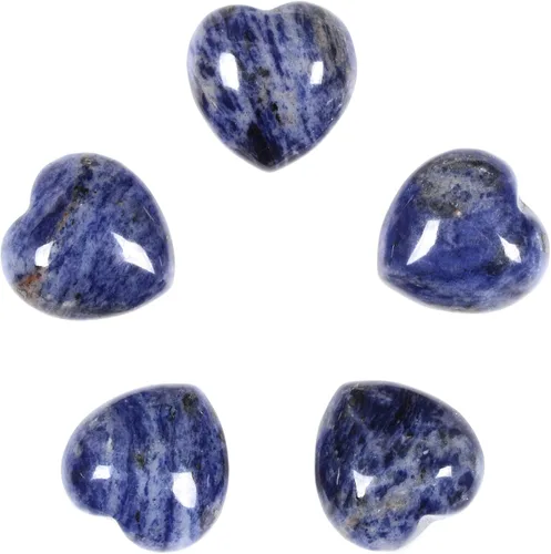 Vista 11 de Juego de piedras de amor de corazón de cuarzo rosa de cristal curativo natural, piedras preciosas pulidas para el pulgar de la palma de bolsillo