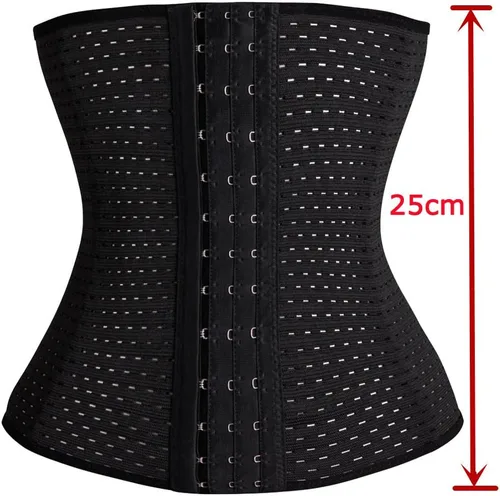 Vista 3 de Waist Cincher Trainer Body Tummy Girdle Control Corset Body Shaper with Adjustable Hooks