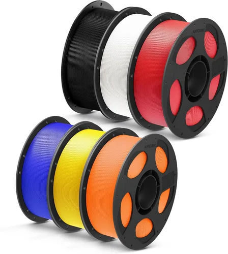 Vista 12 de ANYCUBIC Filamento PLA Plus (PLA+), paquete de filamento para impresora 3D de 0.069 in, alta dureza, precisión dimensional +/- 0.001 in, impresión